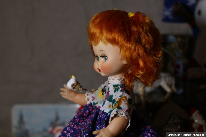 Девочка рыжая — Советские винтажные куклы (СССР): Ленигрушка (фото 9)
