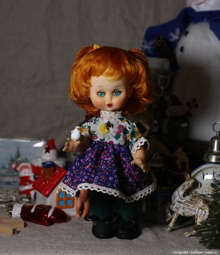 Девочка рыжая — Советские винтажные куклы (СССР): Ленигрушка (фото 2)
