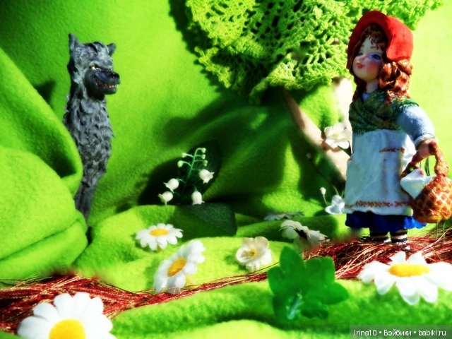 Новые ватные игрушки "Про Красную Шапочку" (фото 4)
