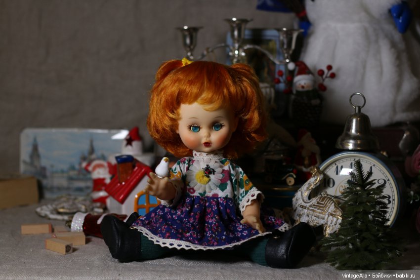 Девочка рыжая — Советские винтажные куклы (СССР): Ленигрушка