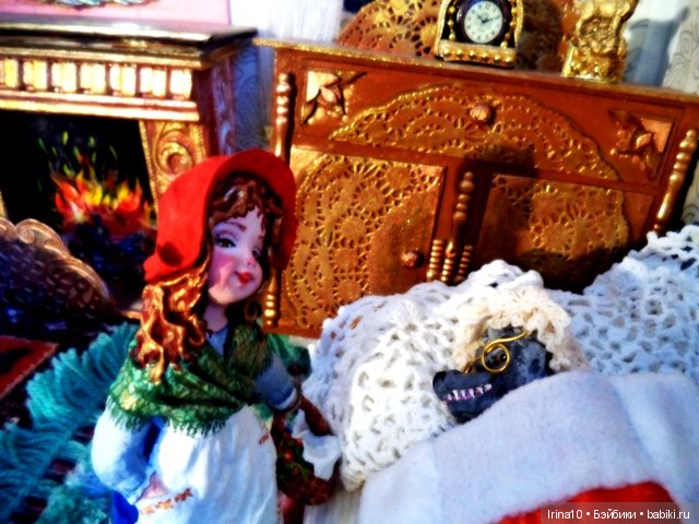 Новые ватные игрушки "Про Красную Шапочку" (фото 10)