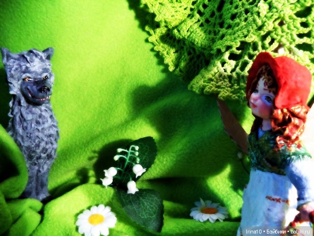 Новые ватные игрушки "Про Красную Шапочку" (фото 3)