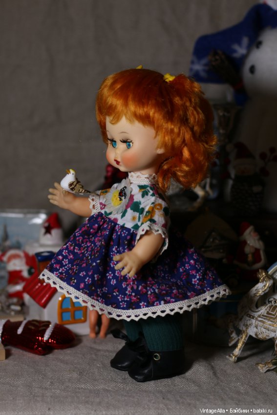 Девочка рыжая — Советские винтажные куклы (СССР): Ленигрушка (фото 10)