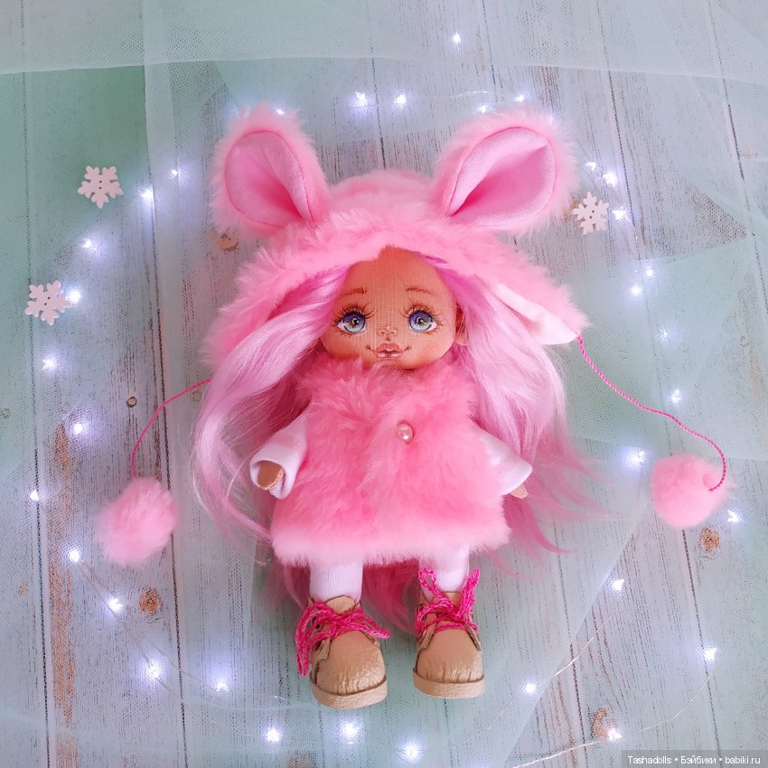 Зефирные мышки — Авторские текстильные куклы: Вальдорфские (фото 3)