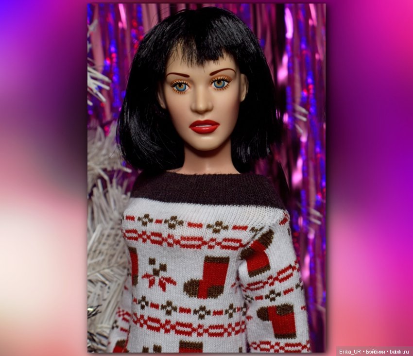 Фоточки под елочкой/ Franklin Mint doll 16"