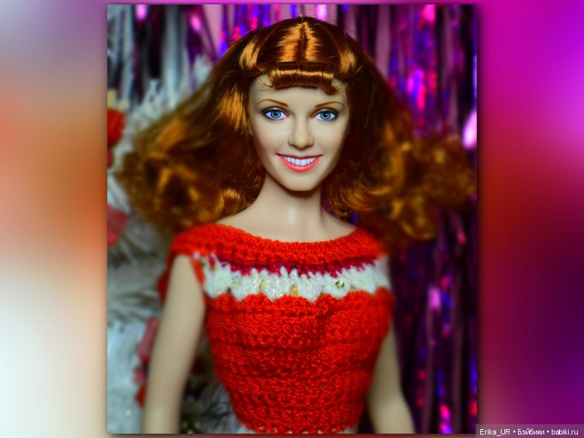 Фоточки под елочкой/ Franklin Mint doll 16"