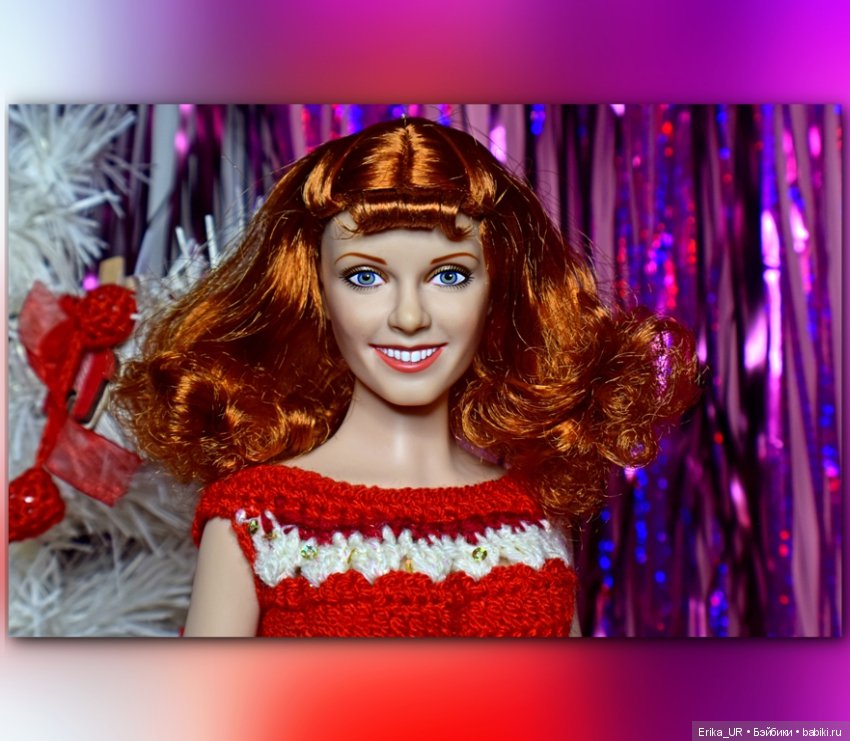 Фоточки под елочкой/ Franklin Mint doll 16"