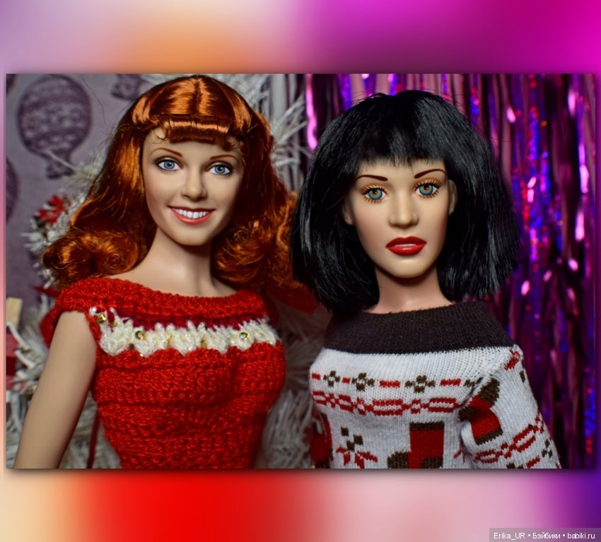 Фоточки под елочкой/ Franklin Mint doll 16"