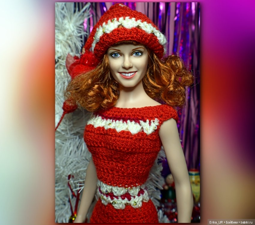 Фоточки под елочкой/ Franklin Mint doll 16"