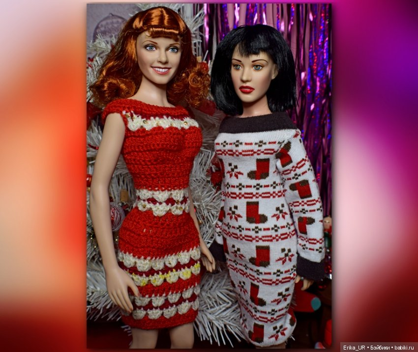 Фоточки под елочкой/ Franklin Mint doll 16"