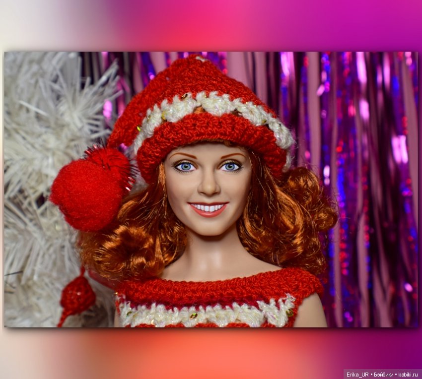 Фоточки под елочкой/ Franklin Mint doll 16"