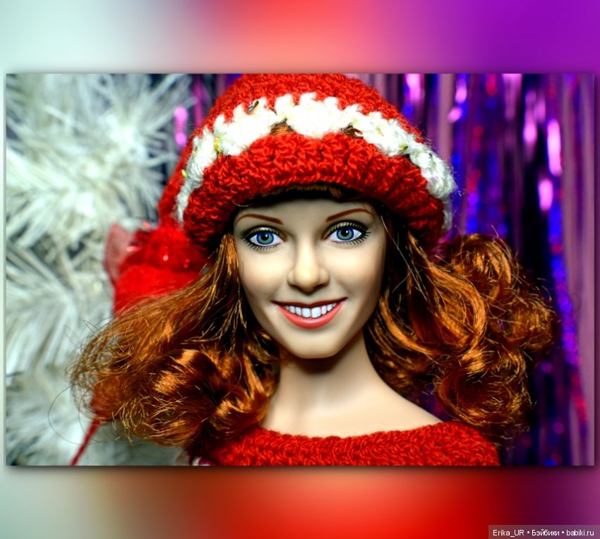 Фоточки под елочкой/ Franklin Mint doll 16"