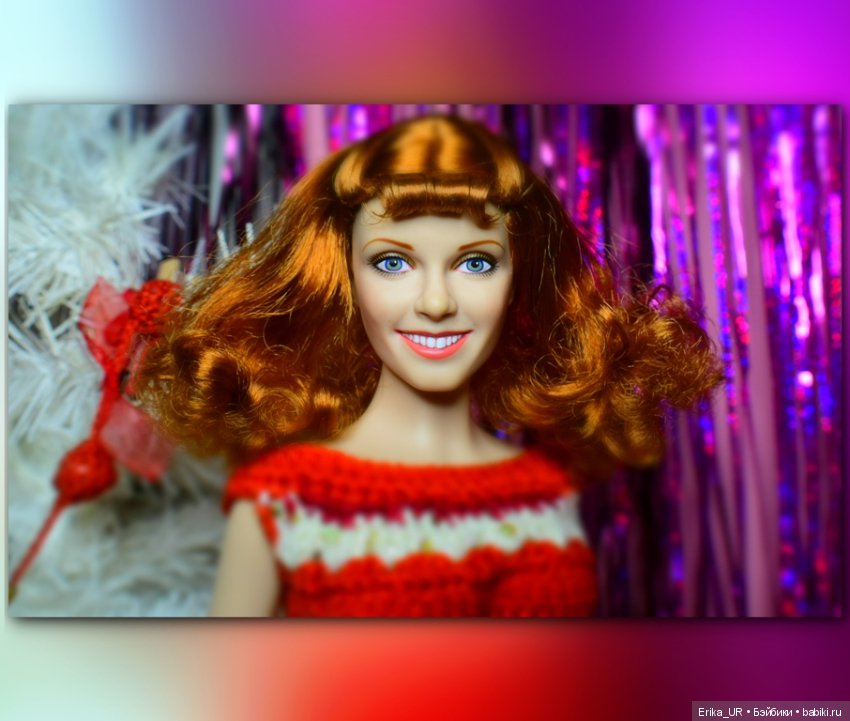 Фоточки под елочкой/ Franklin Mint doll 16" (фото 3)