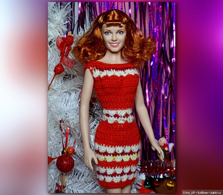 Фоточки под елочкой/ Franklin Mint doll 16"