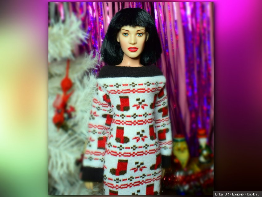 Фоточки под елочкой/ Franklin Mint doll 16"