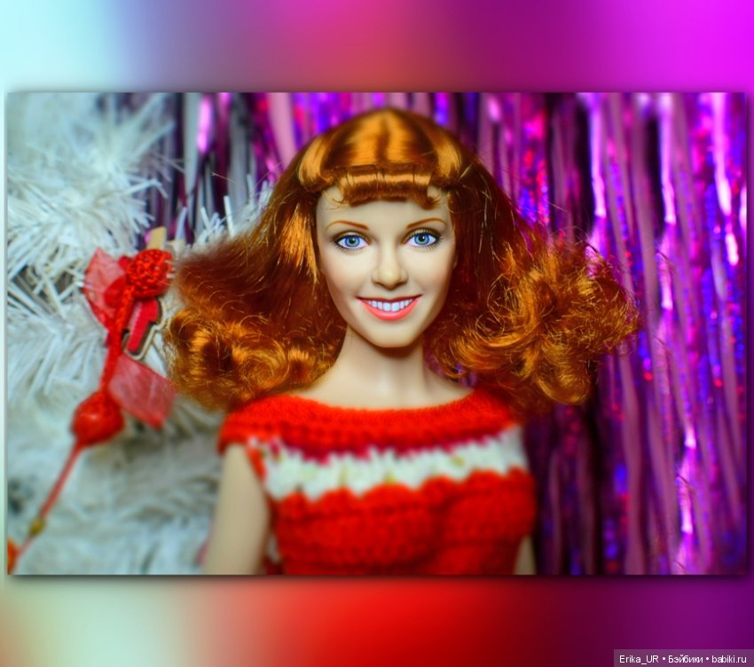 Фоточки под елочкой/ Franklin Mint doll 16"