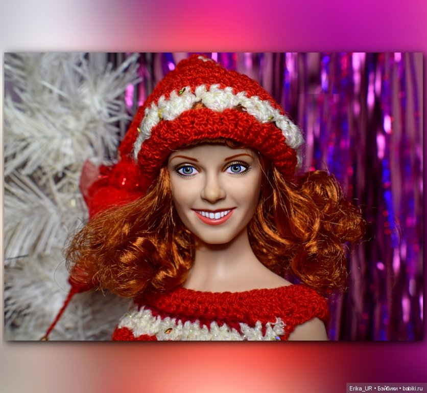 Фоточки под елочкой/ Franklin Mint doll 16"