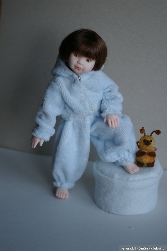 Играюсь с первой крошкой — Авторские шарнирные куклы своими руками: лепка (фото 7)