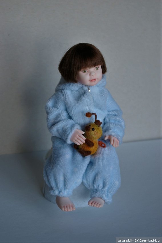 Играюсь с первой крошкой — Авторские шарнирные куклы своими руками: лепка (фото 5)