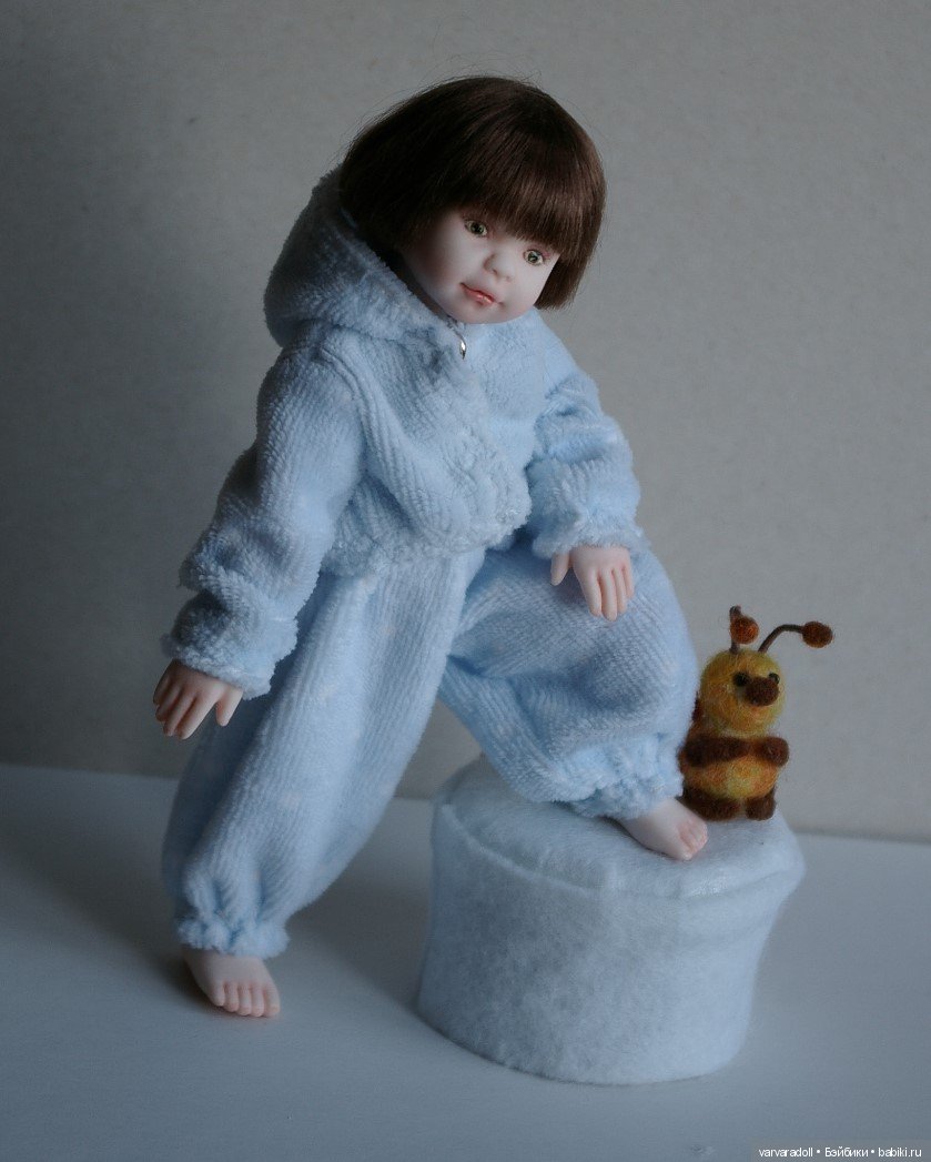 Играюсь с первой крошкой — Авторские шарнирные куклы своими руками: лепка (фото 8)
