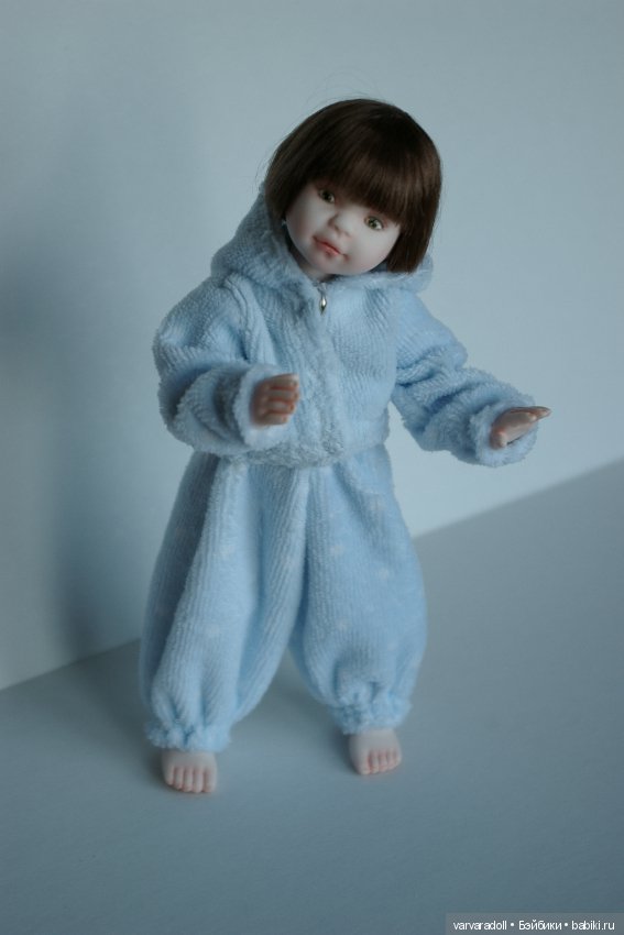 Играюсь с первой крошкой — Авторские шарнирные куклы своими руками: лепка (фото 4)