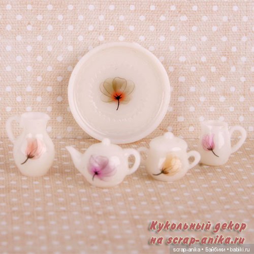 Кукольные сервизы — Румбоксы и кукольные интерьеры: фото (фото 2)