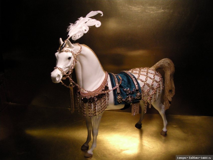 Конь султана. Фигурка коня Peter Stone в парадной сбруе Древнего Востока (фото 5)