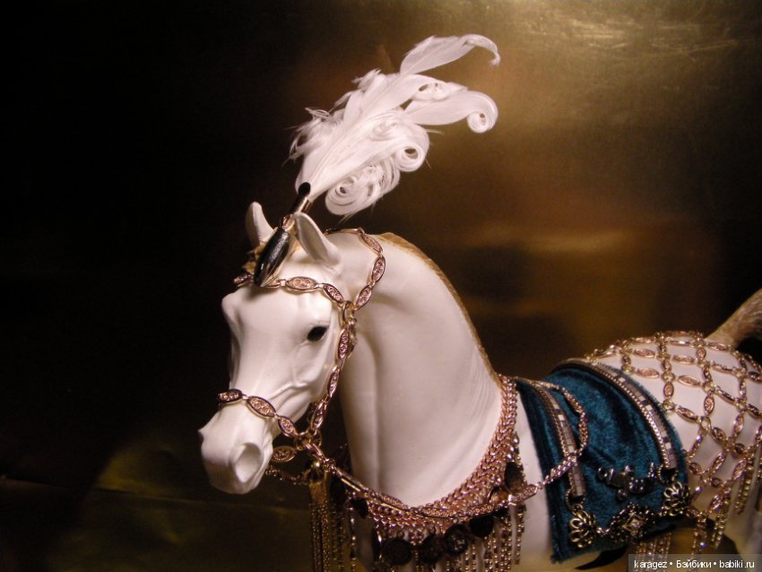 Конь султана. Фигурка коня Peter Stone в парадной сбруе Древнего Востока (фото 6)