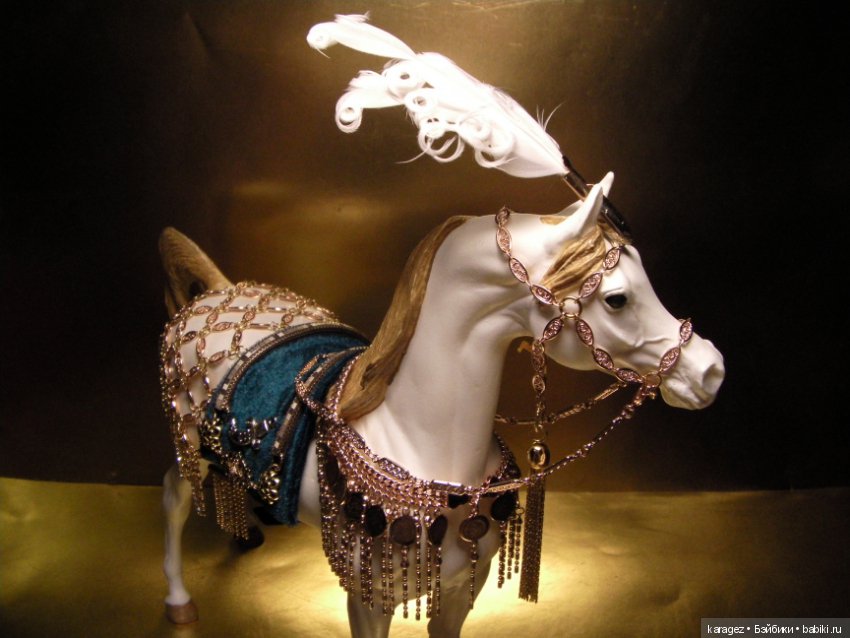 Конь султана. Фигурка коня Peter Stone в парадной сбруе Древнего Востока (фото 8)