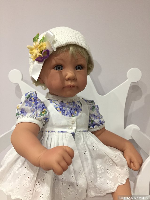 “Petals & Posies” Lee Middleton doll от автора Eva Helland (фото 2)