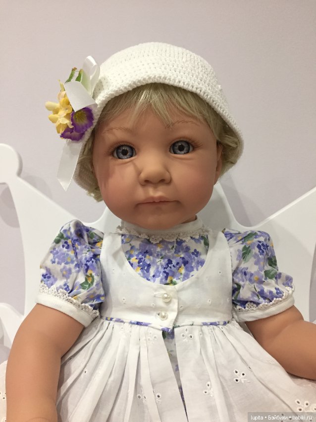 “Petals & Posies” Lee Middleton doll от автора Eva Helland (фото 4)
