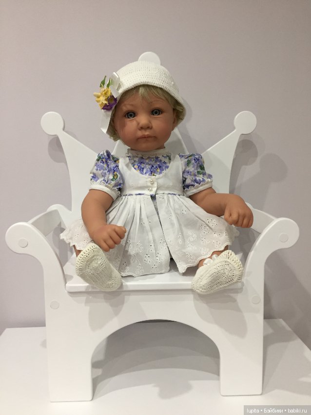 “Petals & Posies” Lee Middleton doll от автора Eva Helland (фото 3)