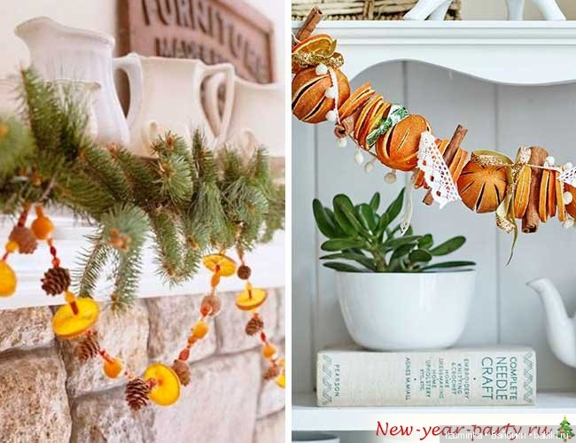 Украшаем дом к Новому году. Эко стиль