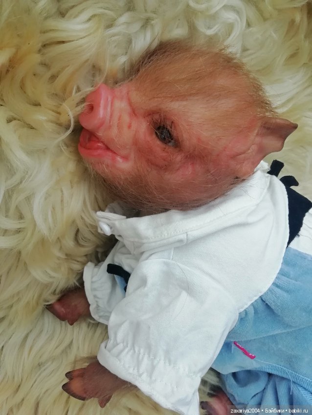 Хрюня - кукла реборн Рязановой Елены