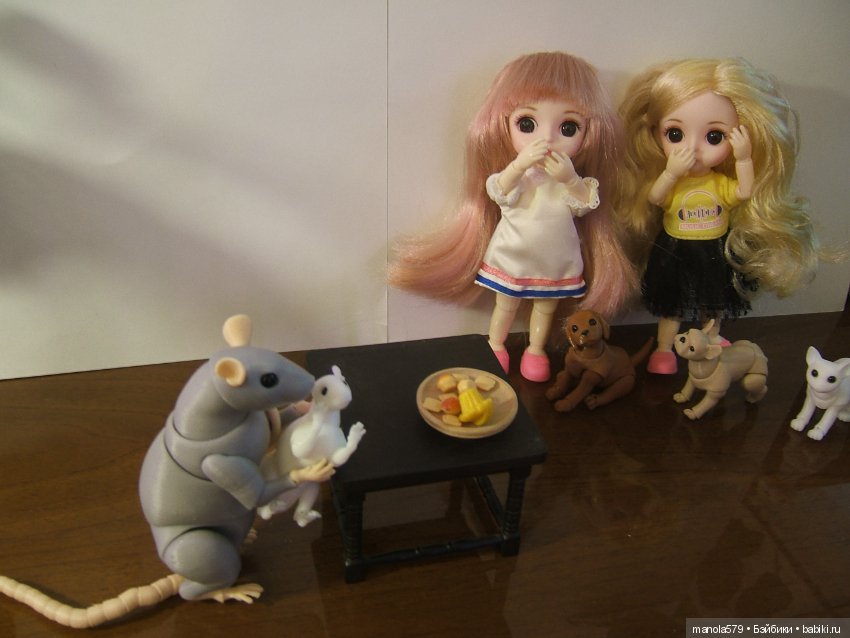 Две девчушки и незваные гости. Сказочка