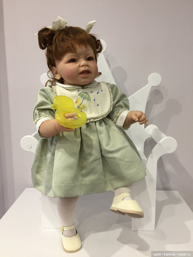 “Teething blues” Lee Middleton doll от автора Reva Schick