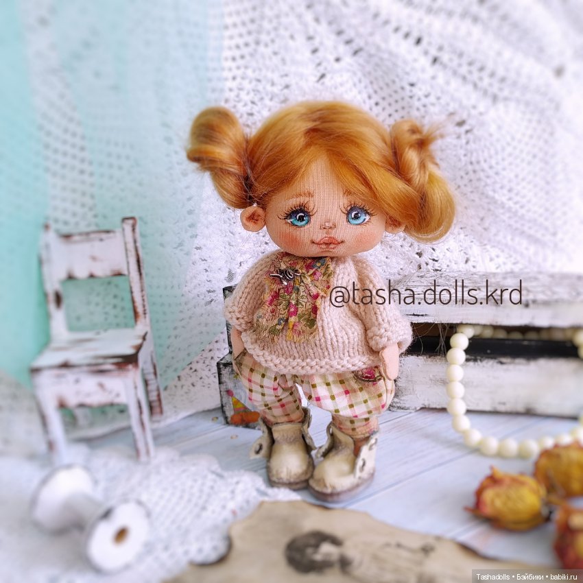 Любимые рыжики — Авторские текстильные куклы: Вальдорфские (фото 3)