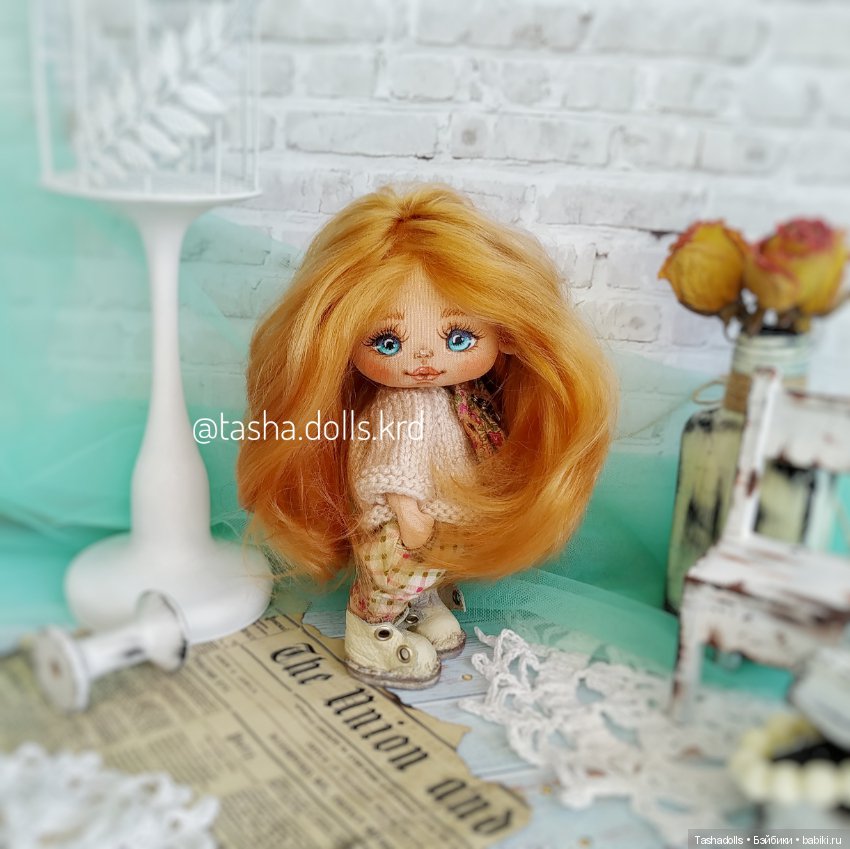Любимые рыжики — Авторские текстильные куклы: Вальдорфские (фото 4)
