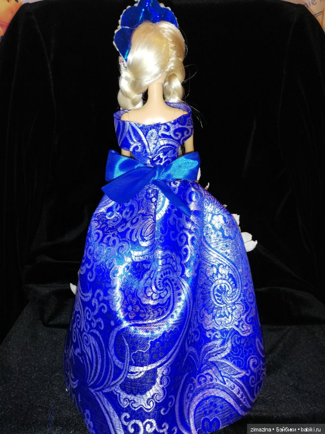 Конфетная Барби-Снегурочка (фото 5)