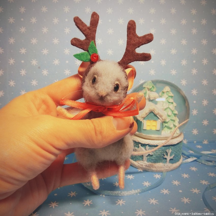 Он уже близко — Валяные игрушки из шерсти: сухое валяние (фото 9)