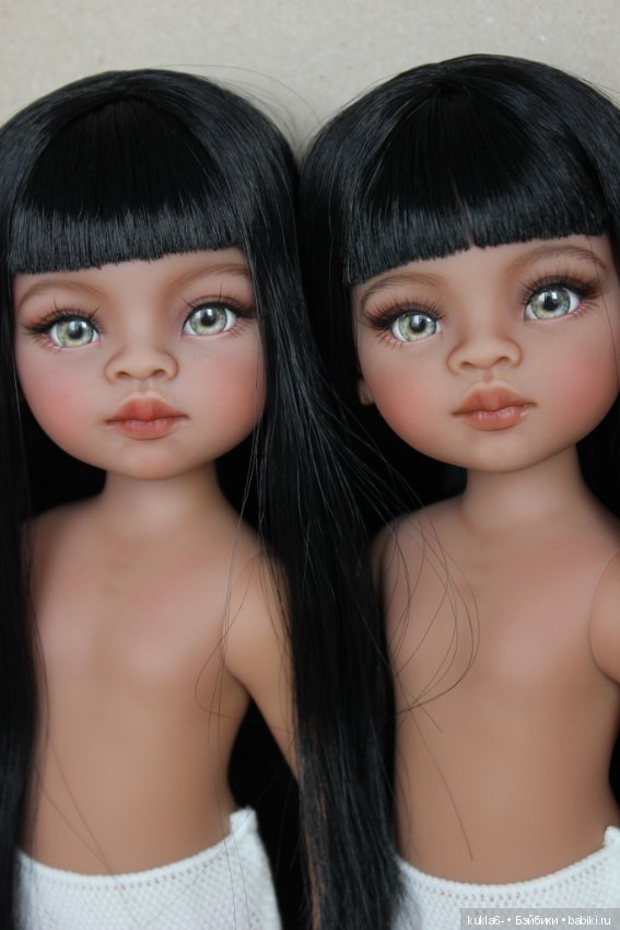Мэйли и Мэйли — ООАК Paola Reina (Паола Рейна) и испанских кукол: перерисовка