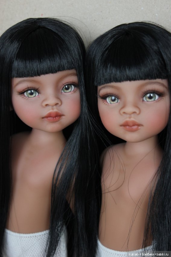 Мэйли и Мэйли — ООАК Paola Reina (Паола Рейна) и испанских кукол: перерисовка