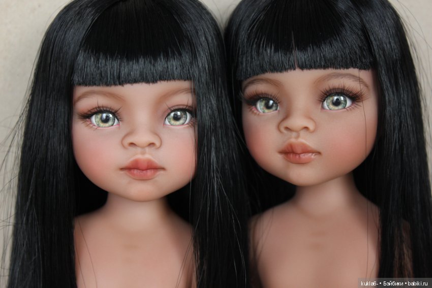 Мэйли и Мэйли — ООАК Paola Reina (Паола Рейна) и испанских кукол: перерисовка