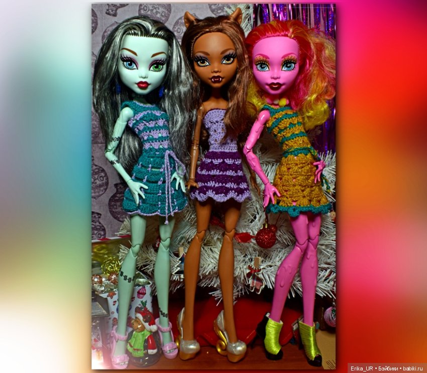 Три Монстро-Грации — Куклы Monster High и Ever After High: G1