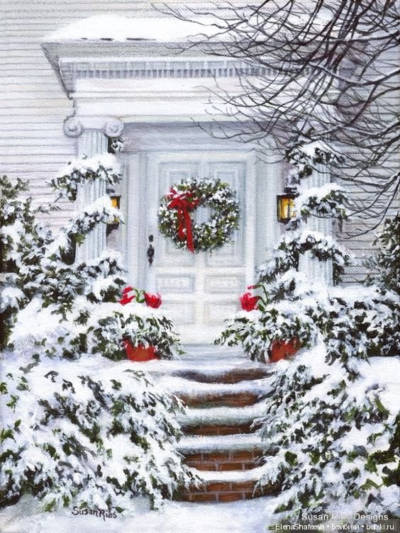 Украшаем дом к Новому году. Примеры. Вдохновляемся