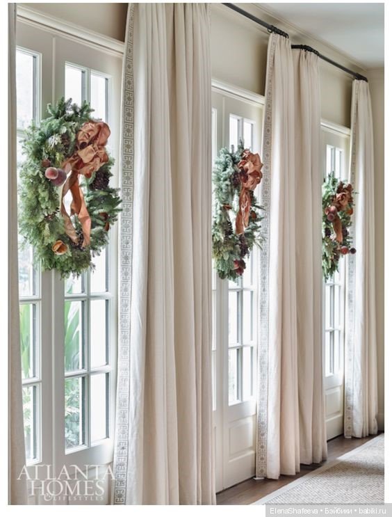 Украшаем дом к Новому году. Примеры. Вдохновляемся