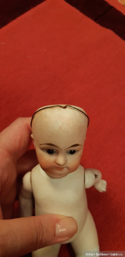 Подскажите, пожалуйста, как правильно установить голову кукле (фото 3)
