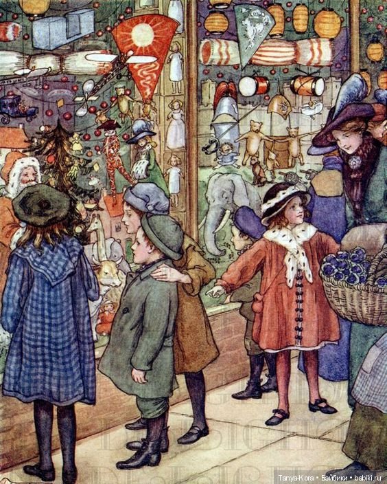 Как раньше покупали подарки - история в открытках (фото 5)