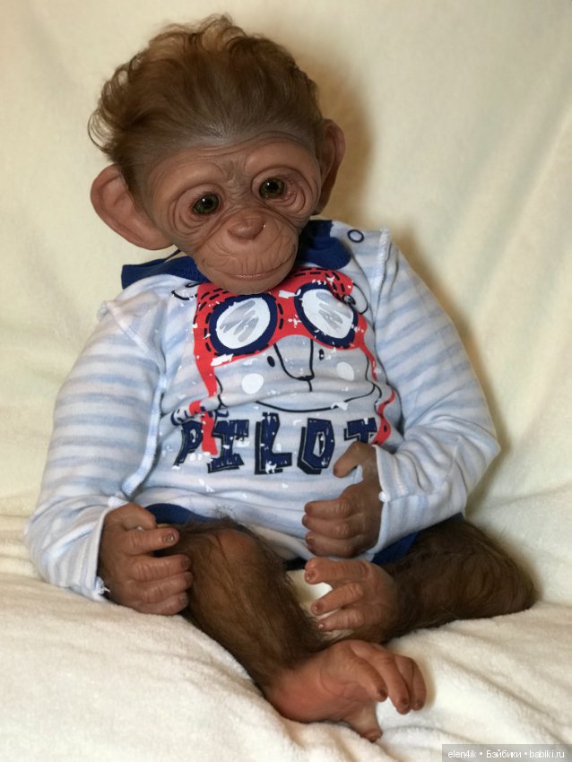 Обезьяныш Clyde от Amy Cox Ferreira