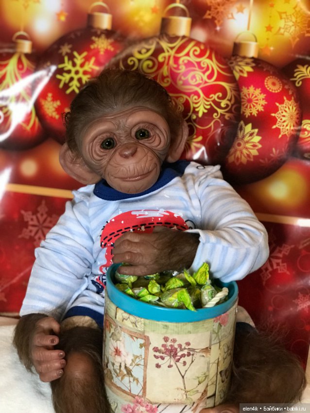 Обезьяныш Clyde от Amy Cox Ferreira (фото 7)